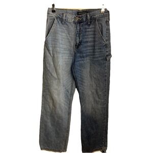 Aeropostale Two Tone Jeans Women‎ Sz 8R Patchwork Streetwear Y2k 90s Baggy Skate